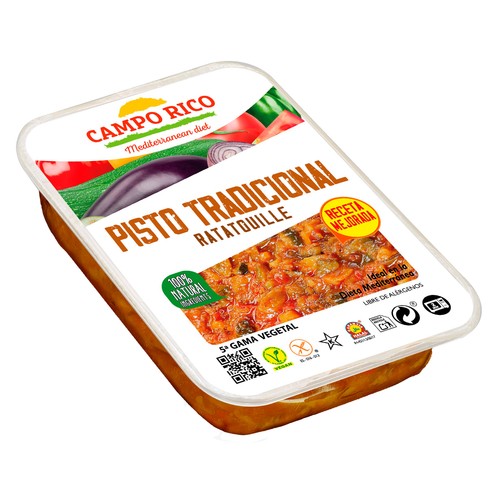 CAMPO RICO Pisto tradicional (Ratatouille) 380 g.