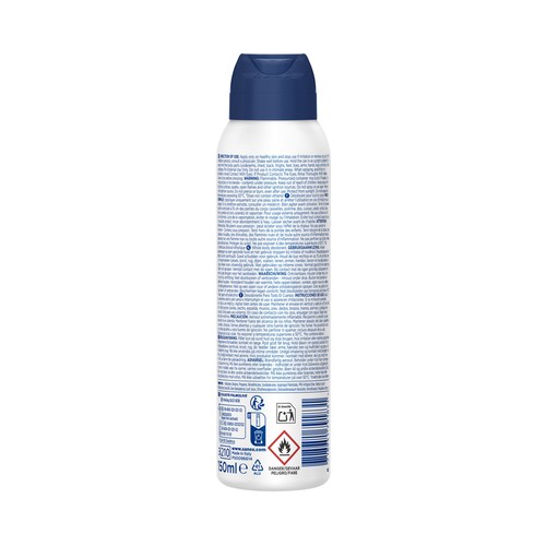 SANEX Men fresh defence Desodorante en spray masculino para todo el cuerpo (manos, axilas, zonas íntimas ...) 150 ml.