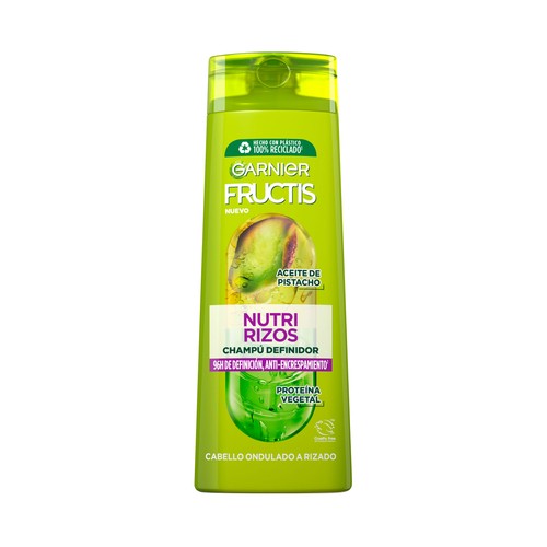FRUCTIS Nutri rizos Champú definidor para cabellos ondulados a rizados 2 x 380 ml
