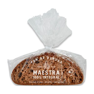 Pan de verdad, Maestra 100% integral 450 g.