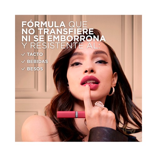 L´ORÉAL PARIS Le matte resistance tono 500 Wine not? Labial líquido con acabado mate de larga duración (16 h).