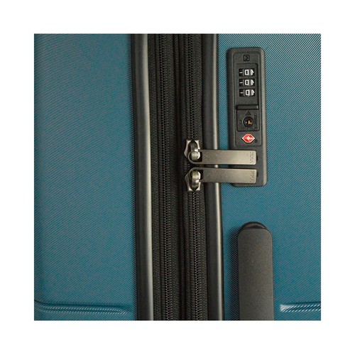 Maleta mediana tipo trolley  8 ruedas light  67cm azul. AIRPORT
