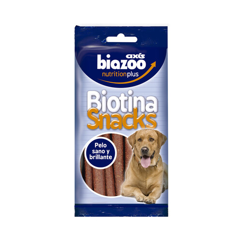 BIOZOO MASCOTAS Snacks de pollo con biotina BIOZOO MASCOTAS Bolsa de 200g.