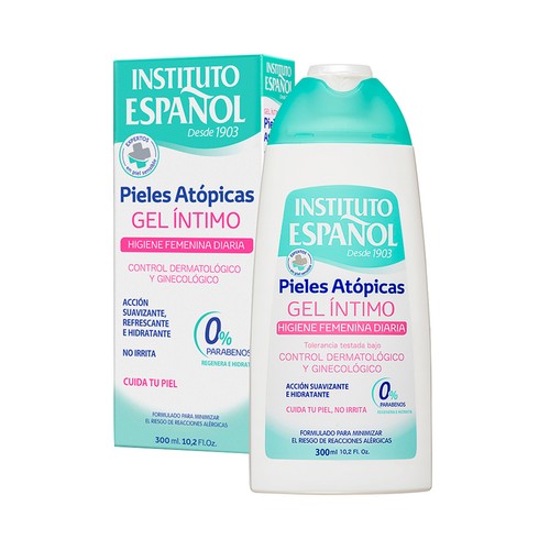 INSTITUTO ESPAÑOL Gel intimo de uso diario, para pieles atópicas 300 ml.