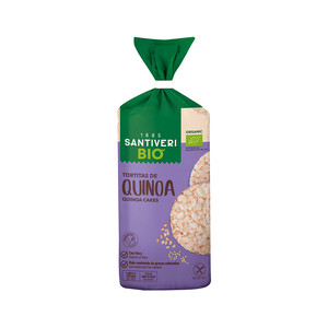 Imagen de SANTIVERI Tortitas de arroz integral con quinoa 130 g.