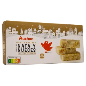 PRODCUTO ALCAMPO Turrón de nata y nueces 250 g.