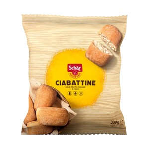 Mini chapatas congeladas sin lactosa y sin gluten 250 g.