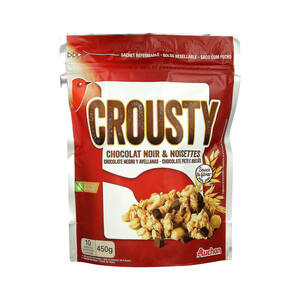 PRODUCTO ALCAMPO Cereales muesli con chocolate negro y avellanas 450 g.