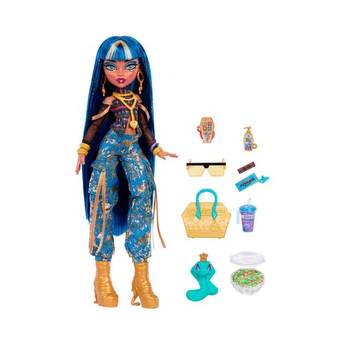 MONSTER HIGH Cleo de Nile muñeca con accesorios
