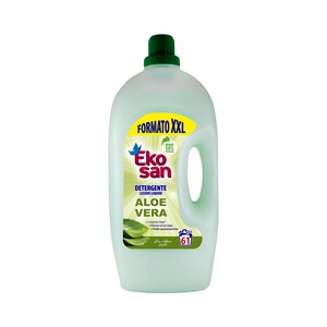 EKOSAN Detergente líquido para lavadora con aloe vera 61 lav. 4 l.