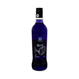 MONTELONGO Licor de mora sin alcohol botella 70 cl.