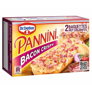 Imagen de DR. OETKER Pannini de bacon crujiente 2 x 125 g.