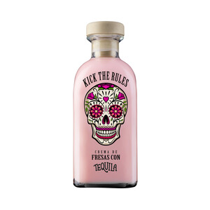 Imagen de KICK THE RULES Crema de fresas con tequila botella de 70 cl.