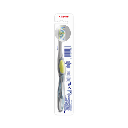 COLGATE Cepillo de dientes medio, con 4 zonas de acción que ayudan a eliminar las bacterias bucales COLGATE 360 Advanced.