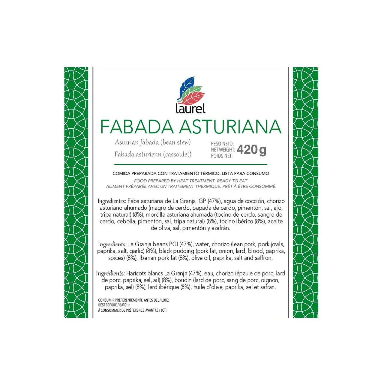 Fabada asturiana 420 g.