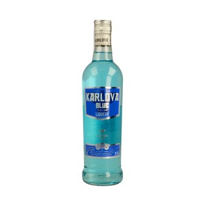 Blue Bebida espirituosa de vodka azul botella de 70 cl.
