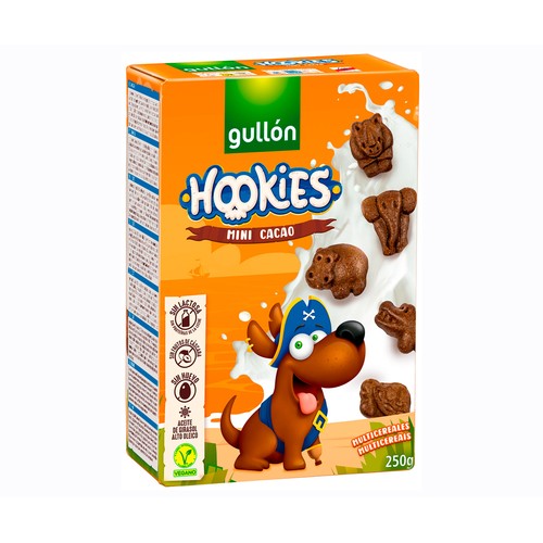 Galletas de chocolate GULLÓN DIBUS 250 g.