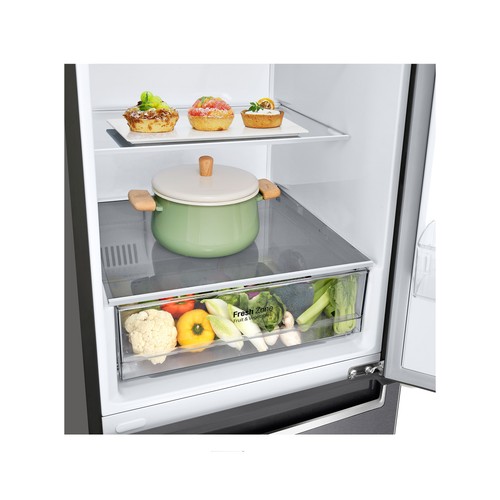 Frigorífico combi 203cm LG GBP32DSLZN NO FROST TOTAL, clasificación energética: E, H: 203cm, A: 60cm, F: 67cm, capacidad total: 354L.