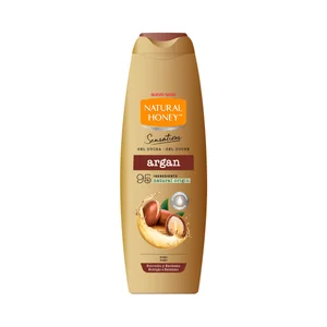 NATURAL HONEY Sensations Gel de baño o ducha nutritivo con elixir de argán 650 ml.