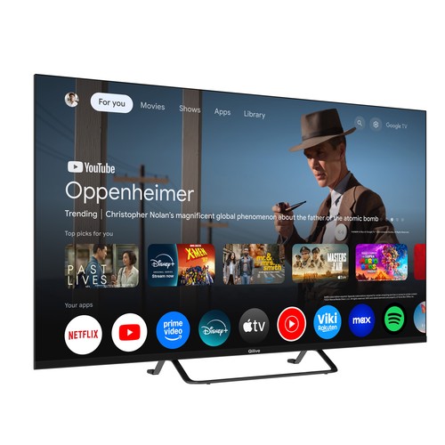 Televisión 109,2cm (43") DLED QILIVE Q43UG251B 4K, VIDAA, WIFI, BLUETOOTH 5.1, DOLBY AUDIO, 60HZ.