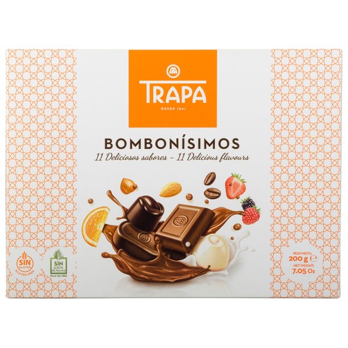 TRAPA Bombones de varios sabores 200 g.