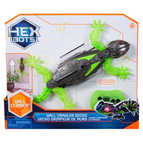 Hex Bots Lagarto Robot Trepador de Paredes - Gecko +4 Años SMPIN MASTER