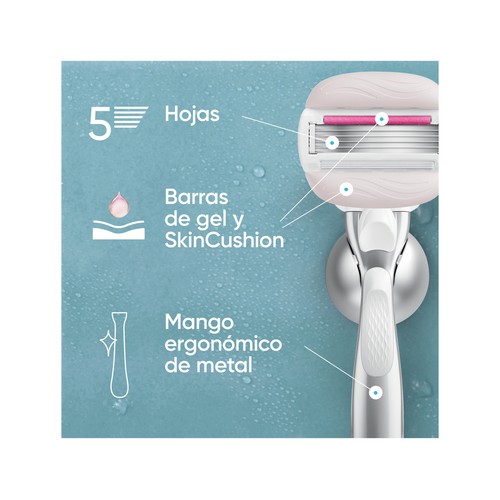 VENUS Pro comfortglide sugarberry de Gillette Maqunilla para depilación de mujer + recambio.