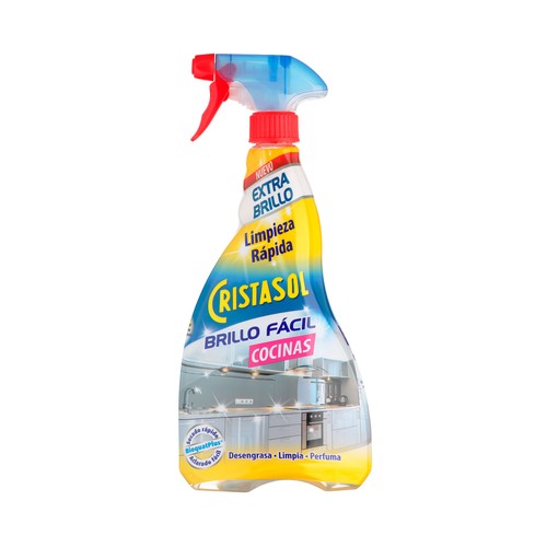 CRISTASOL Limpiador cocina brillo fácil 750 ml.