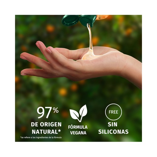 HERBAL ESSENCES Champú voluminizador aroma a naranja, para cabellos finos 350 ml.