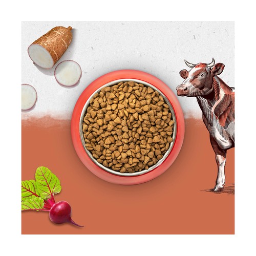 Comida para perros seca de buey BEYOND GRAIN FREE 1,2 kg.