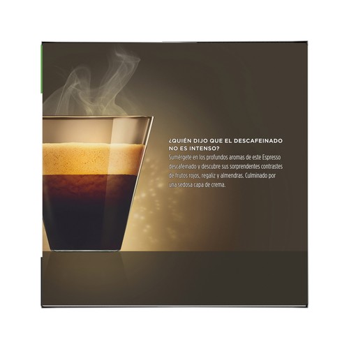 DOLCE GUSTO Café en cápsulas intenso descafeinado 34 uds.