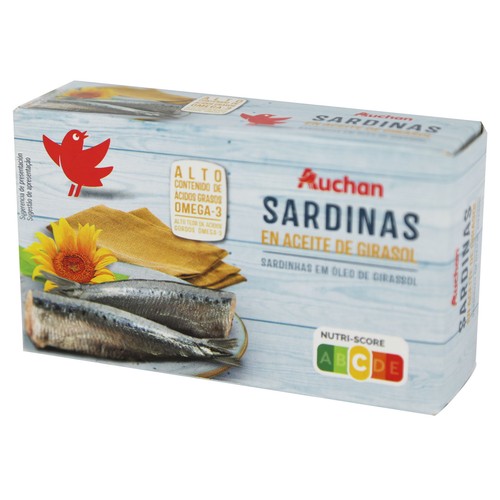 PRODUCTO ALCAMPO Sardinas en aceite de girasol 84 g.