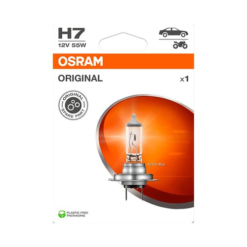1 lamp h7 12v  original. OSRAM