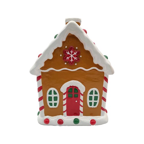 Casa de pan jengibre de cerámica 25,5cm, ACTUEL.