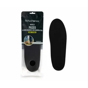 Plantillas de algodón orgánico con carbón activo ACHUCHONAS Paseo, suaves y flexibles, Talla 36/38.