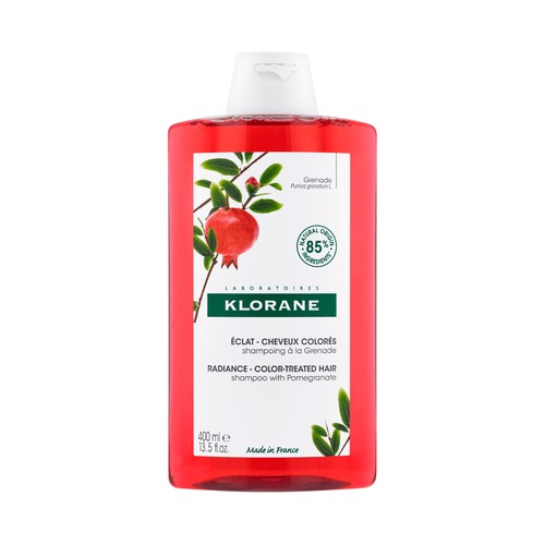 KLORANE Champú con granada para cabellos teñidos 400 ml.
