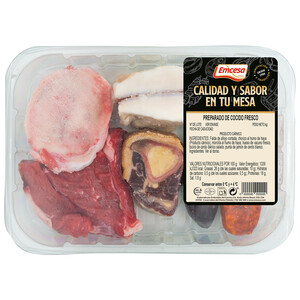 Imagen de EMCESA Bandeja con preparado fresco para cocido, elaborado sin gluten