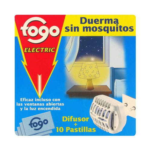 FOGO Insecticida eléctrico antimosquitos en pastillas FOGO 1 unidad 10 pastillas