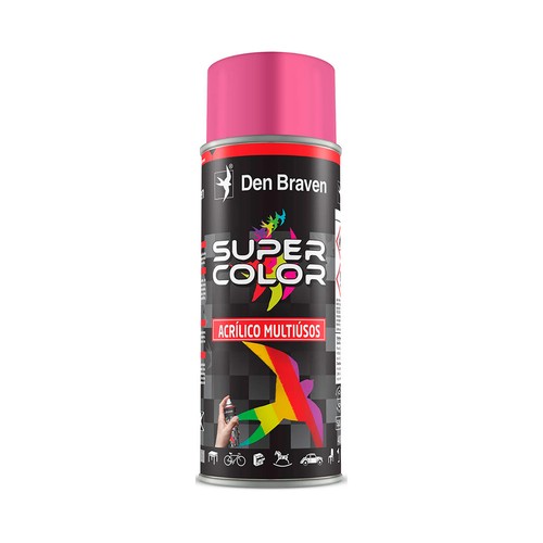 Pintura spray acrílico Rosa, RAL 4003, 400 ml, BOSTIK.