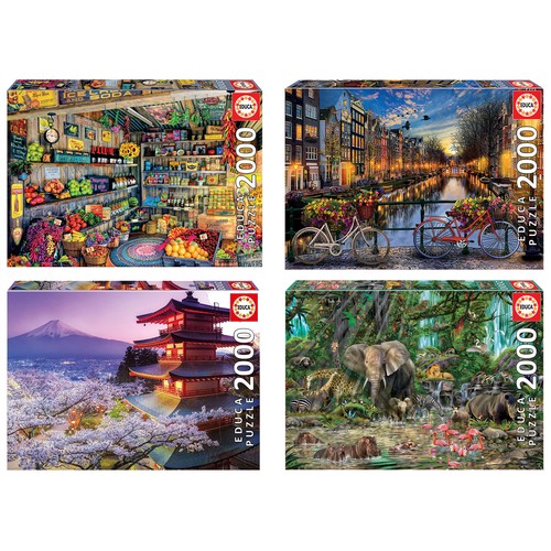 BORRAS Puzzles 2000 Piezas Surtido +14 años