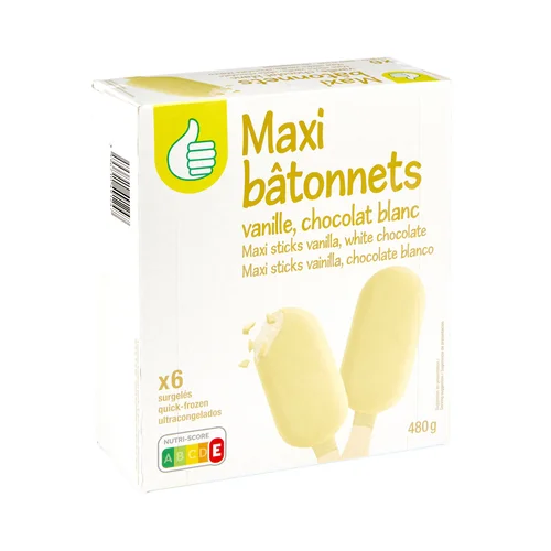 PRODUCTO ECONOMICO ALCAMPO Conos de helado de vainilla 8 x 120 ml.
