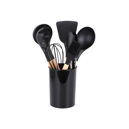 Set de utensilios de cocina con soporte, ALCAMPO.