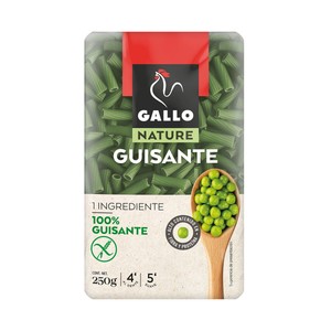 Imagen de GALLO NATURE Pasta macarrones de guisantes 250 g.