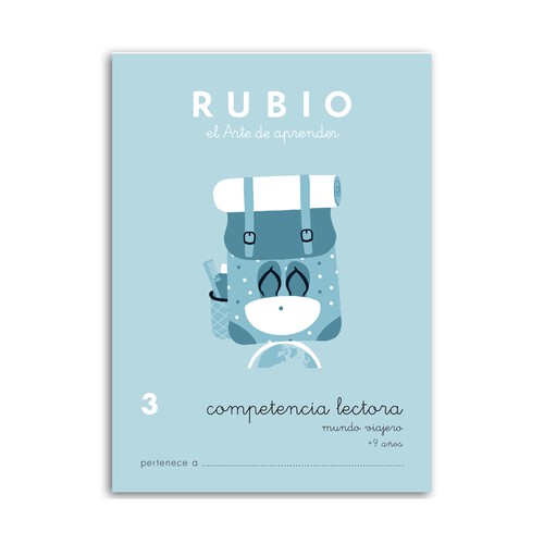 Cuadernillo de actividades lenguaje, Competencia Lectora 5, mundo viajero, 9-10 años RUBIO.