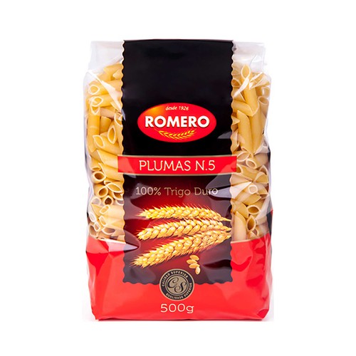 ROMERO Pasta macarrón ROMERO paquete de 500 gr.