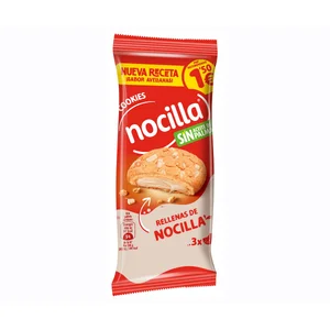 NOCILLA Galleta cookie blanca 3 uds. 60 g.