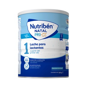 NUTRIBÉN Natal pro Leche (1) de inicio para recién nacido a partir del primer día 800 g.