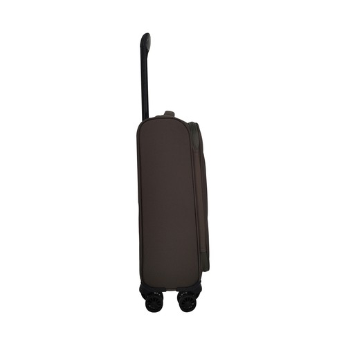 Maleta de cabina tipo trolley  soft 8 ruedas lock 55cm khaki. AIRPORT