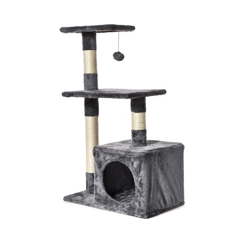 PRODUCTO ALCAMPO Rascador para gatos con forma de arbol (50 x 30 x 85 cm.).