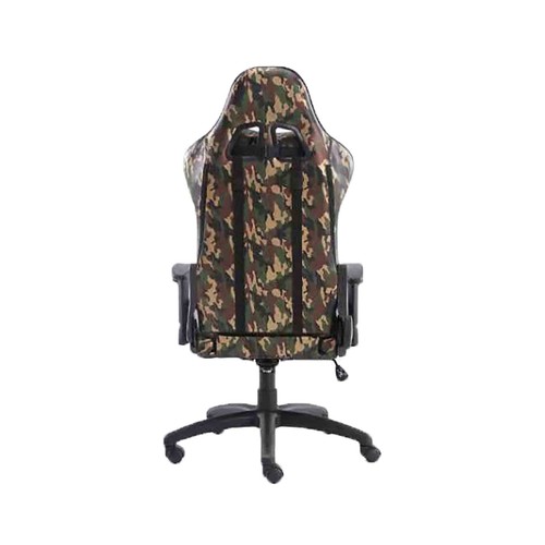 Silla gaming SAKKYO D328 militar, almohadilla lumbar, reclinable, regulación de altura.